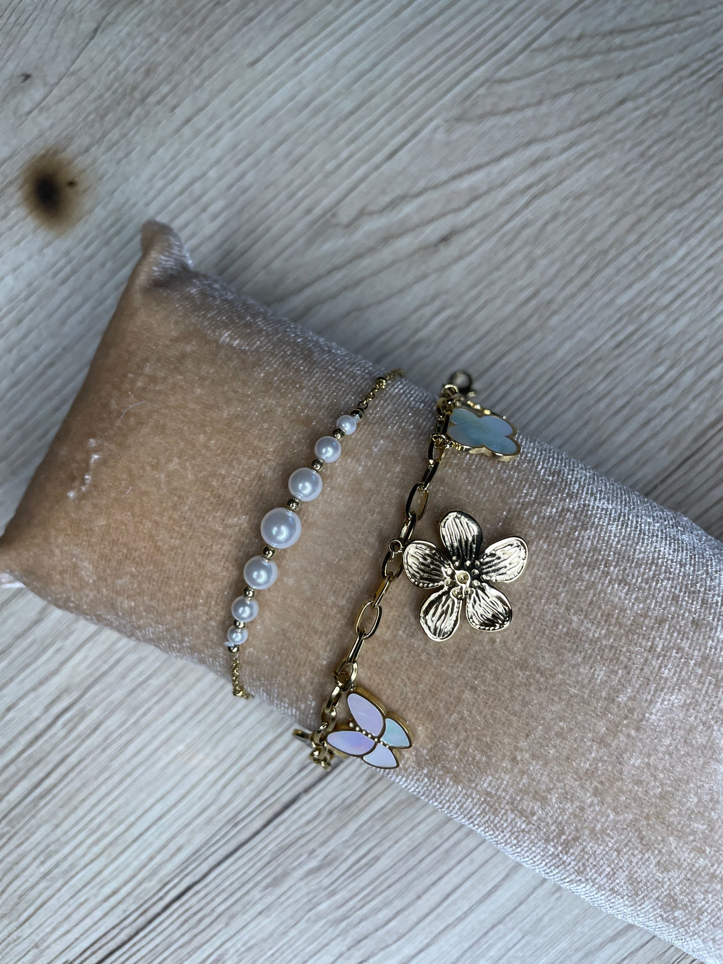 Bracelet grosses fleurs