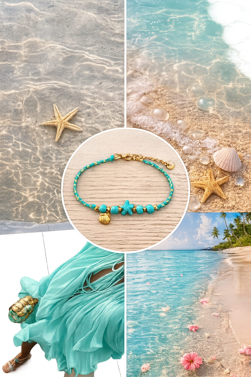 Chaîne de cheville Azur