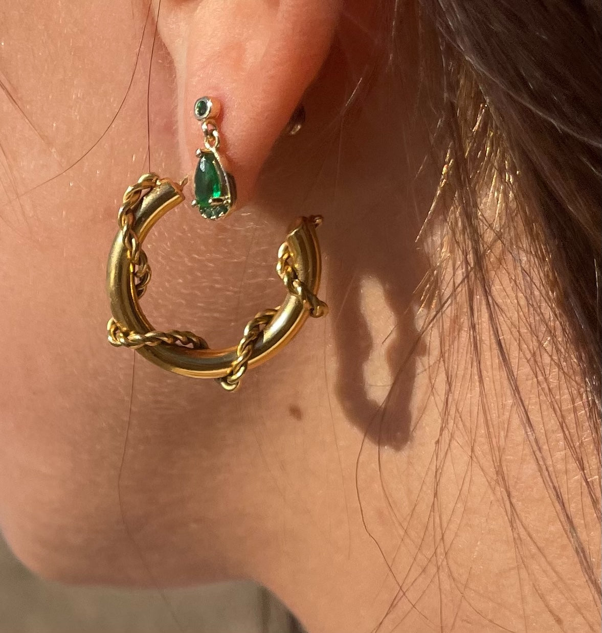 Boucles d'oreilles chaîne